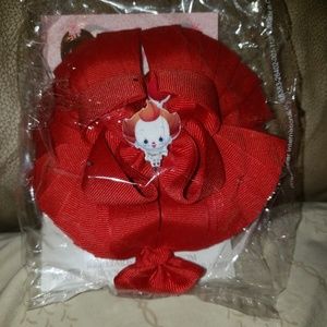 Red Balloon IT inspired hair bow